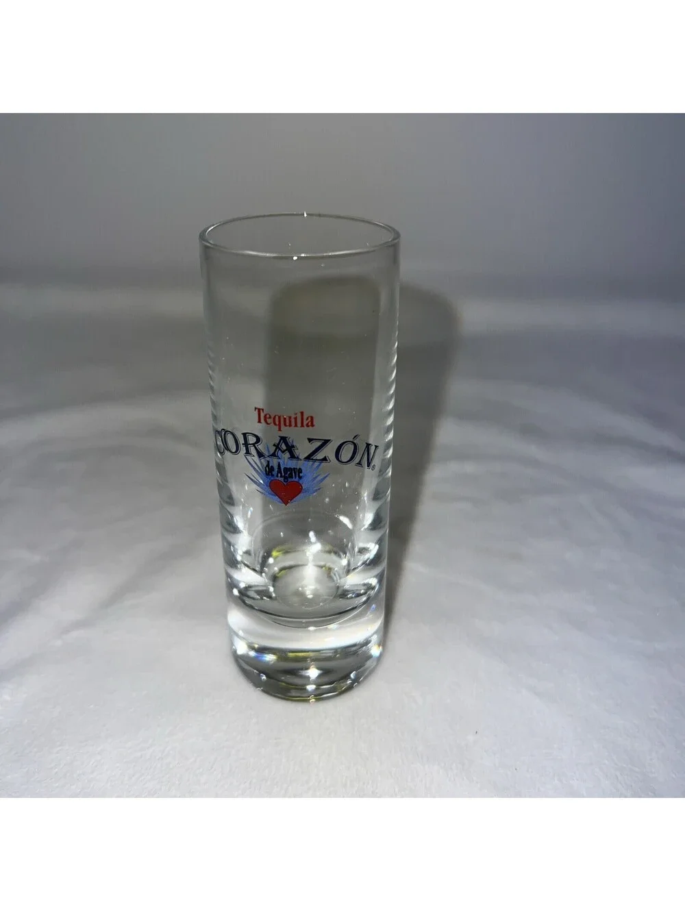 Set Of 12 NIB Corazon Tequila Tall Shot Glasses